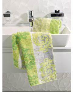 Noblesse Cashmere gestreepte washandjes / gastendoekjes Cawö 1056