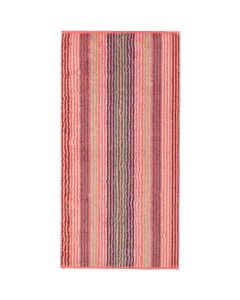 Cawo Unique handdoeken Stripes 944.22 koralle 