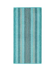 Cawo Unique handdoeken Stripes 944.44 turquoise