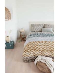 Ariadne at Home Chunky Dekbedovertrek Groen