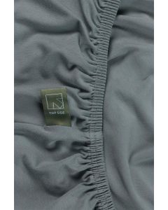 Beddinghouse Dutch Design Split Topper hoeslakens jersey Lycra blauw grijs