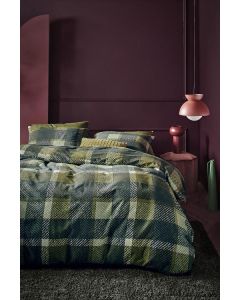 Beddinghouse dekbedovertrek flanel Marnix Groen