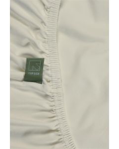 Beddinghouse Dutch Design Split Topper hoeslakens jersey Lycra off white 