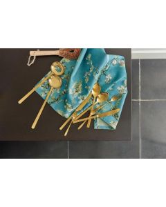 Beddinghouse Van Gogh Museum Theedoek Blossom Blauw