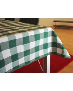 Vichy geruit tafellaken in groene kleur - geschikt voor binnen en buiten