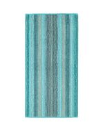 Cawo Unique handdoeken Stripes 944.44 turquoise
