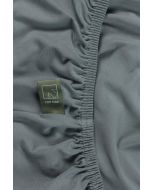 Beddinghouse Dutch Design Split Topper hoeslakens jersey Lycra blauw grijs
