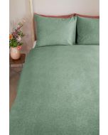 Beddinghouse dekbedovertrek flanel Frost Groen