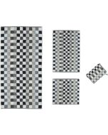 Cawo Unique washandjes / gastendoekjes Cubes 942