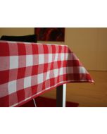 Vichy katoenen boerenbont tafellaken rood