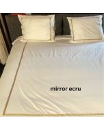 MIRROR een luxe dekbedovertrekset in satijn 600tc stof van DOMMELIN
