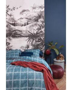  At Home dekbedovertrek Denim Blauw