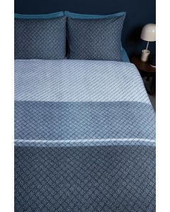 Beddinghouse dekbedovertrek flanel Alois Blauw