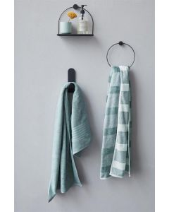 Beddinghouse Sheer Stripe handdoek katoen Groen