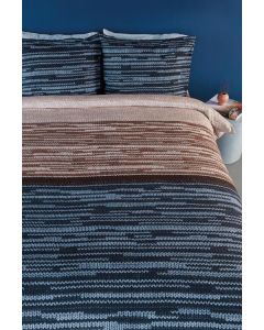 Beddinghouse dekbedovertrek flanel Fardau Blauw