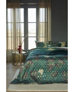 Beddinghouse Van Gogh Museum Peonies Bedsprei - Groen