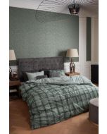 Riviera Maison Hawick dekbedovertrek flanel groen