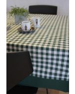 Vichy katoenen boerenbont tafellaken Groen klein