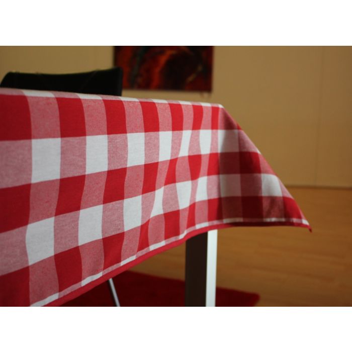 Spoedig vuist Groenten Vichy katoenen boerenbont tafellaken rood online kopen | Hetlinnenhuis.nl